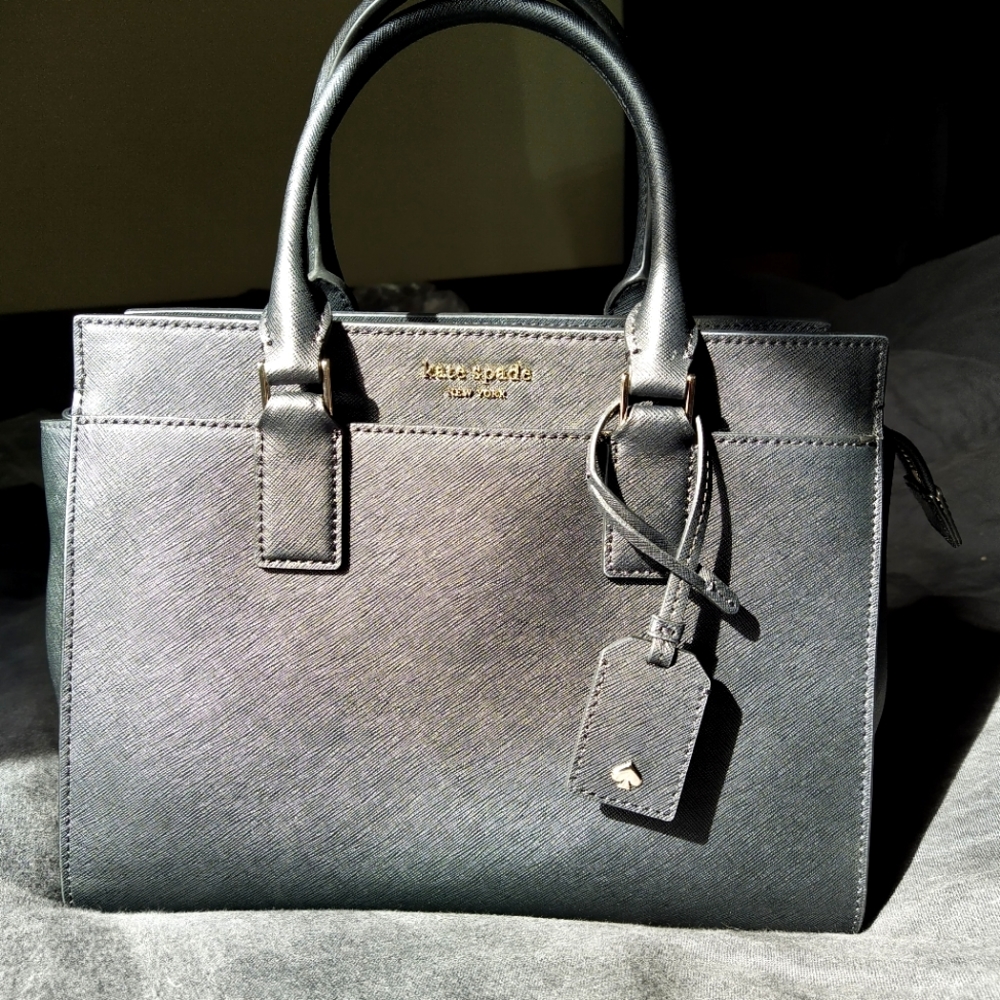 Kate Spade Black Cameron Medium Satchel Purse